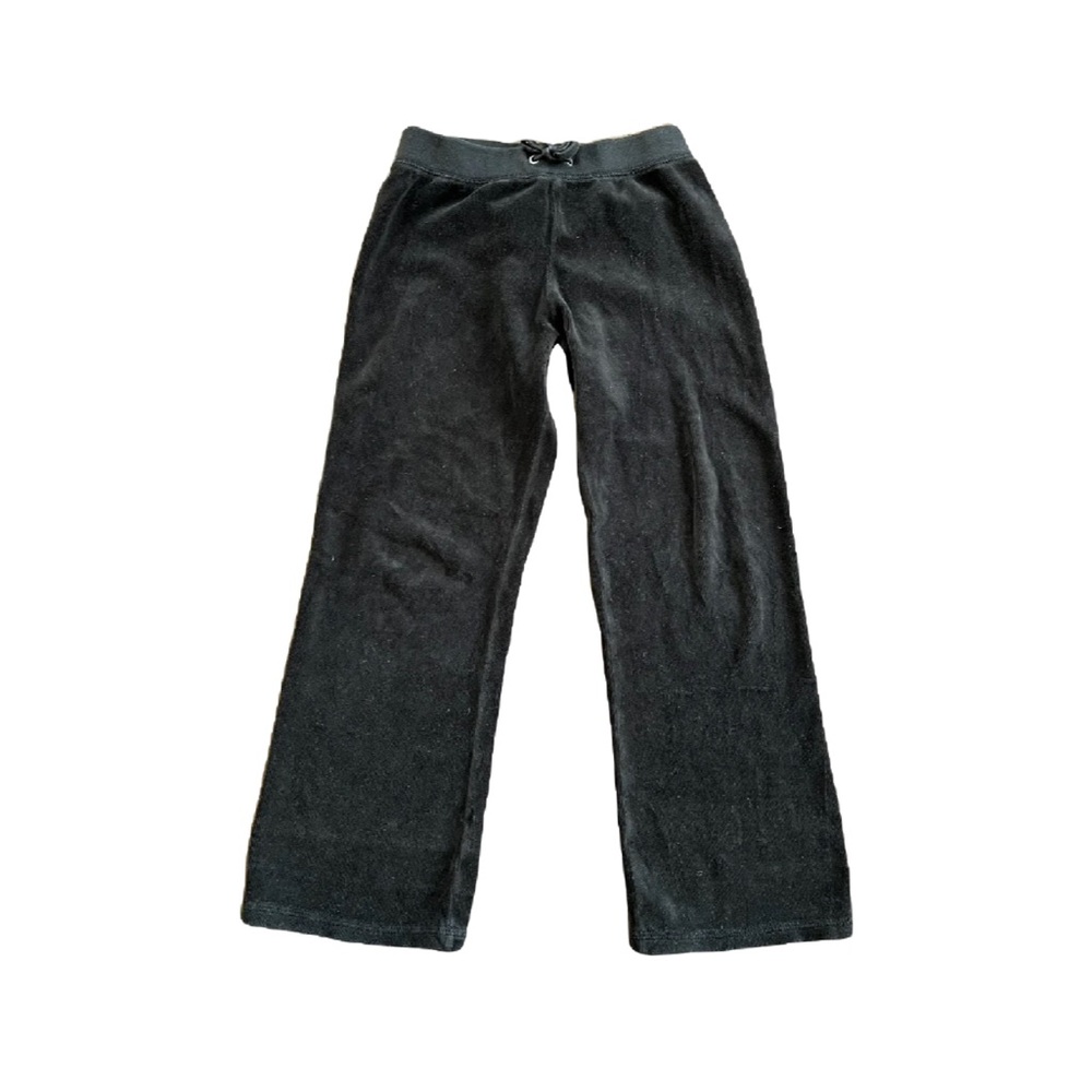 Juicy Couture Girls Y2K Brown Velour Pants